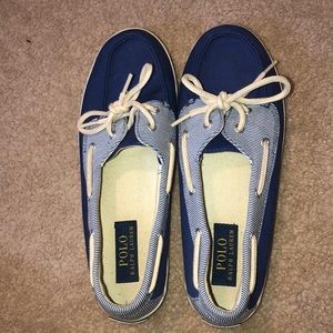 Ralph Lauren POLO boat shoes! Size 9.5